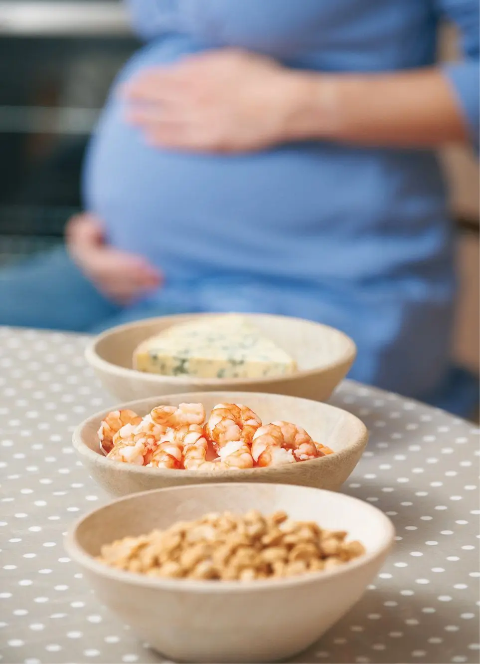 La mujer alérgica a alimentos debe extremar las precauciones durante la gestación.