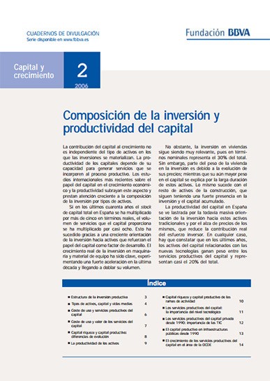 Composición de la inversión y productividad del capital