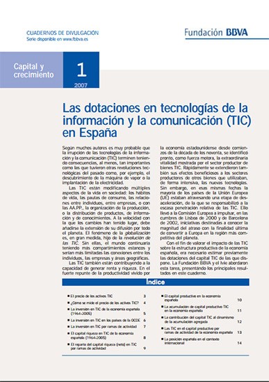 Las dotaciones en tecnologías de la información y la comunicación (TIC) en España