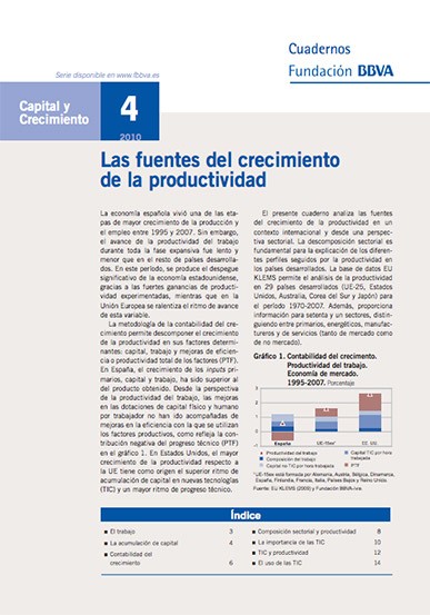 Las fuentes del crecimiento de la productividad