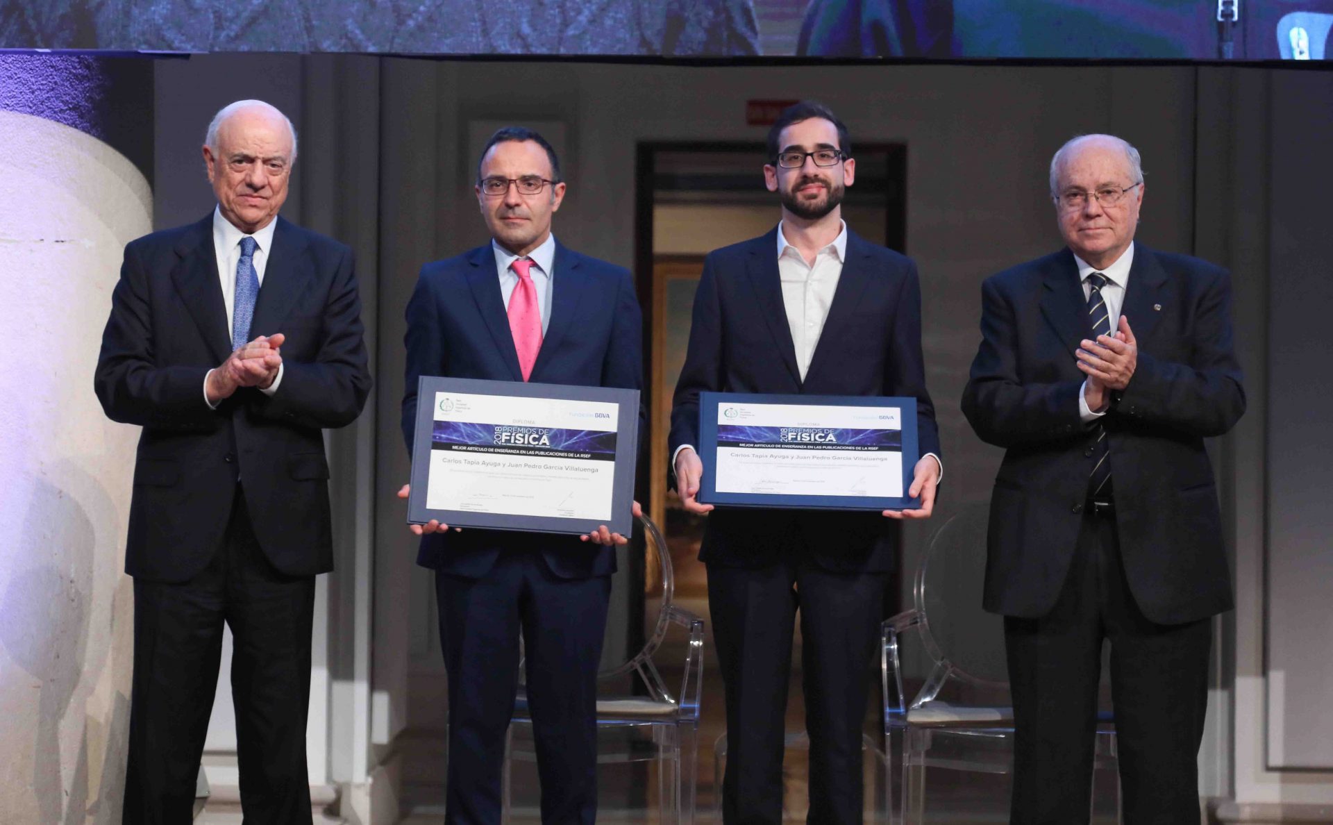 Entrega de los Premios de Fisica Fundación BBVA-RSF 2018.KIKE PARA.