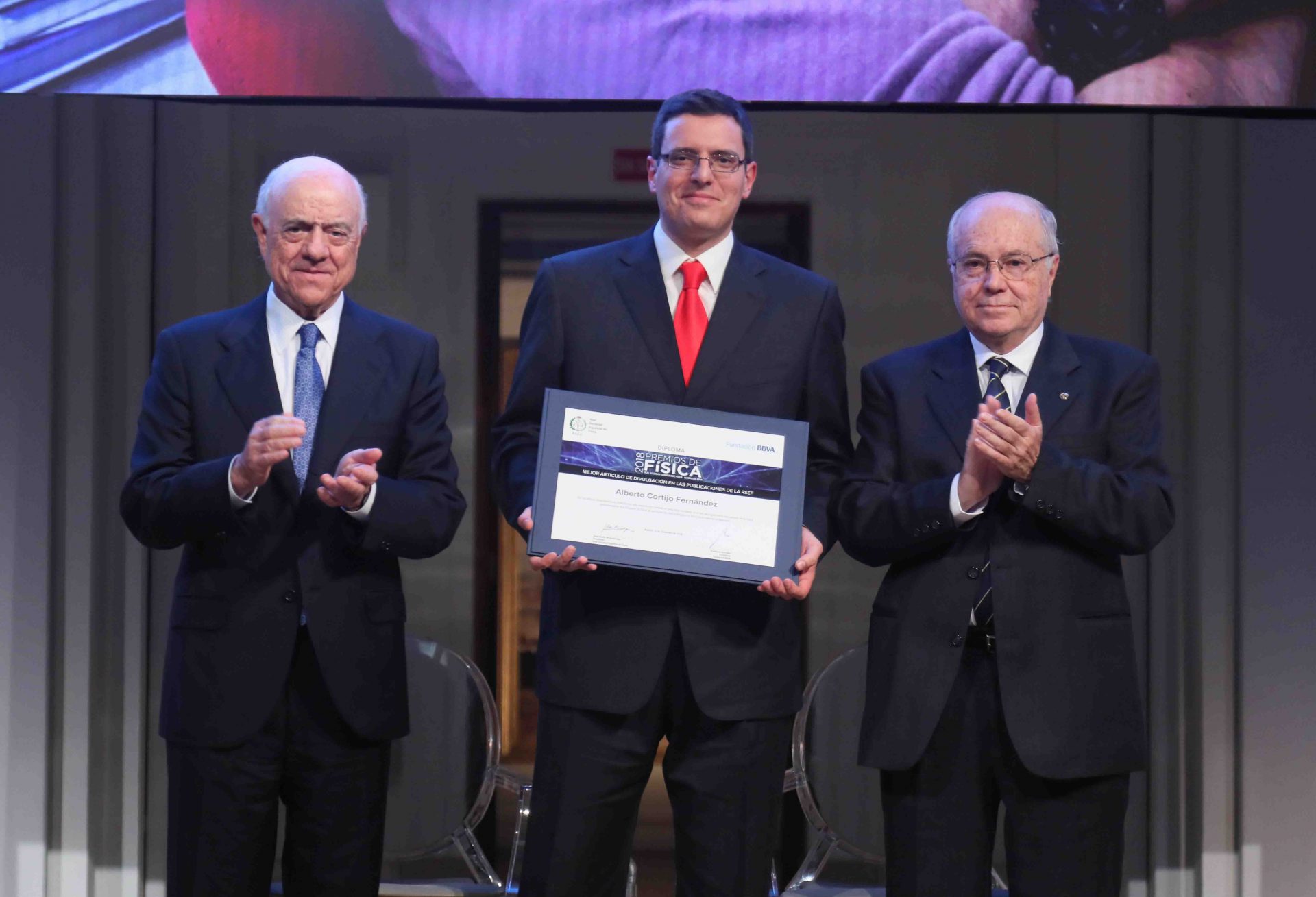 Entrega de los Premios de Fisica Fundación BBVA-RSF 2018.KIKE PARA.