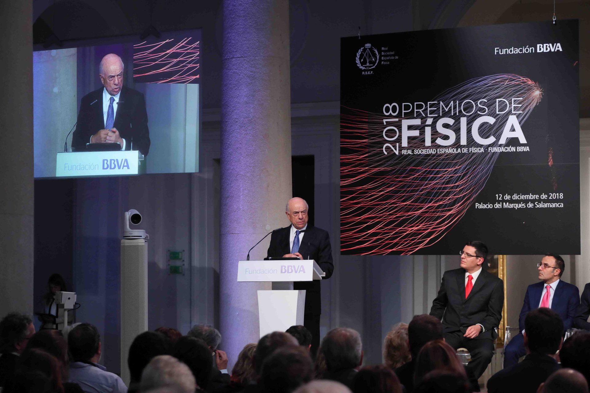 Entrega de los Premios de Fisica Fundación BBVA-RSF 2018.KIKE PARA.