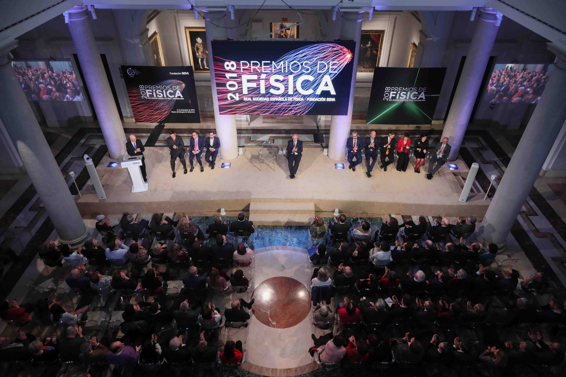 Entrega de los Premios de Fisica Fundación BBVA-RSF 2018.KIKE PARA.