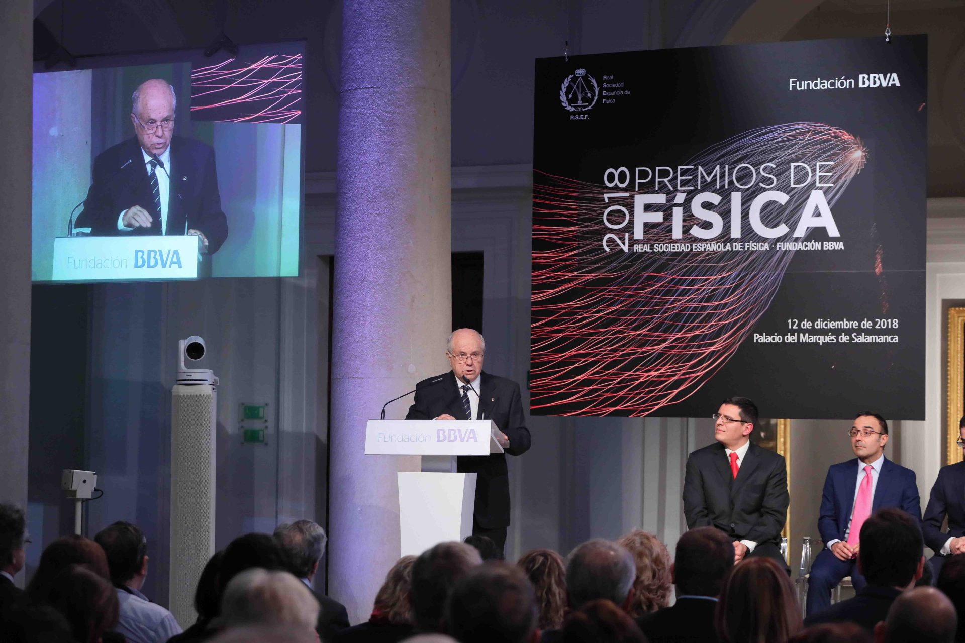 Entrega de los Premios de Fisica Fundación BBVA-RSF 2018.KIKE PARA.