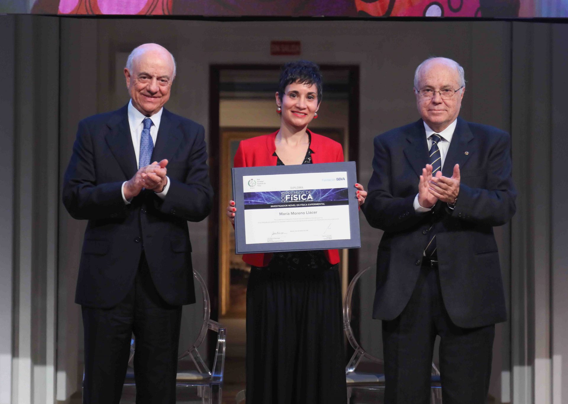 Entrega de los Premios de Fisica Fundación BBVA-RSF 2018.KIKE PARA.