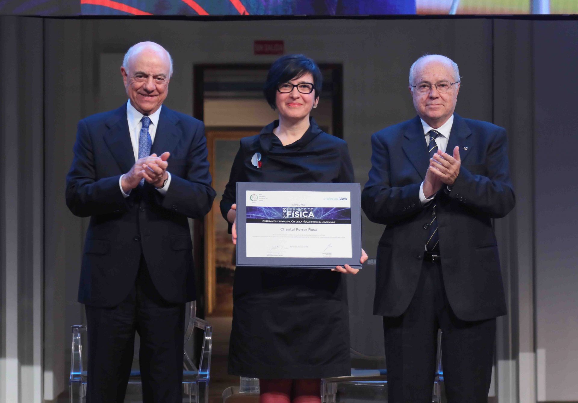 Entrega de los Premios de Fisica Fundación BBVA-RSF 2018.KIKE PARA.