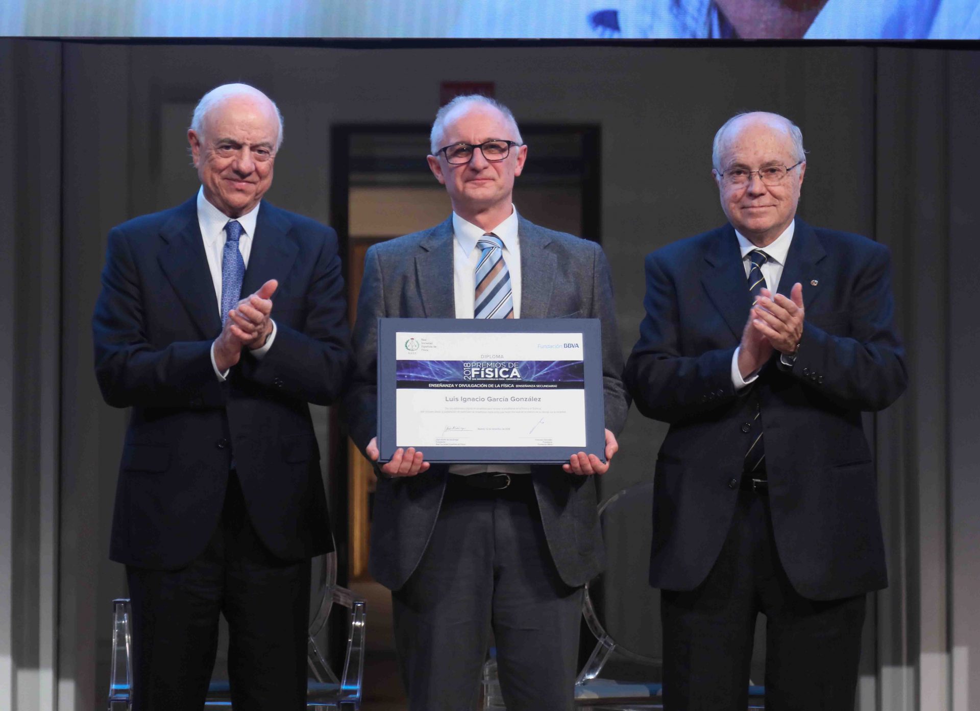 Entrega de los Premios de Fisica Fundación BBVA-RSF 2018.KIKE PARA.