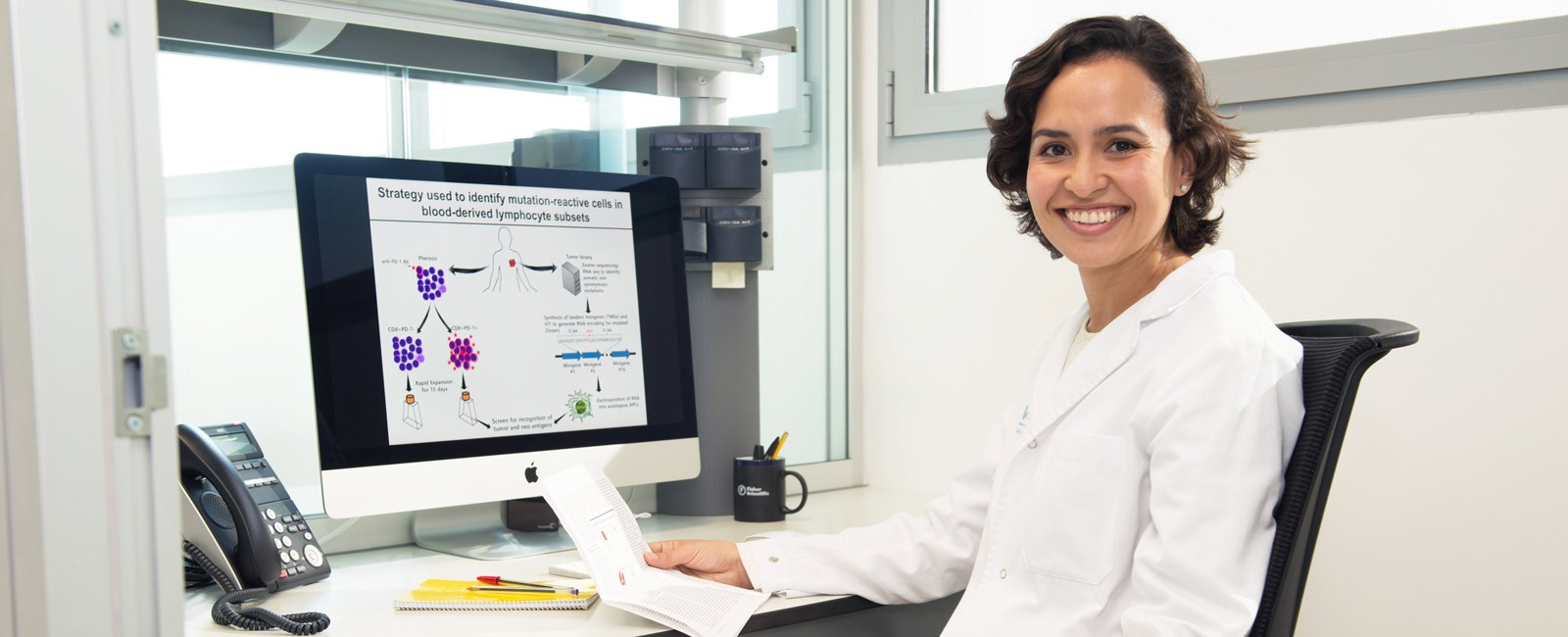 La Dra. Alena Gros, investigadora principal del Grupo de Inmunoterapia e Inmunología de Tumores del Vall d’Hebron Instituto de Oncología (VHIO)