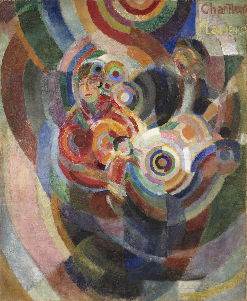 Sonia Delaunay. Chanteurs de flamenco, Grand flamenco, 1915-1916. c Calouste Gulbenkian Foundation, Lisbon. Calouste Gulbenkian Museum Modern Collection. Foto Paulo Costa