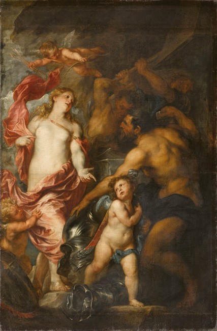 11.-Venus-en-la-fragua-de-Vulcano,-Van-Dyck