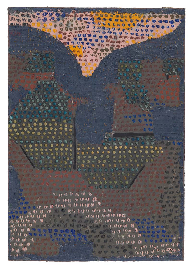 Paul Klee Grünes Gelände [Terreno verde] 1938. Zentrum Paul Klee, Berna