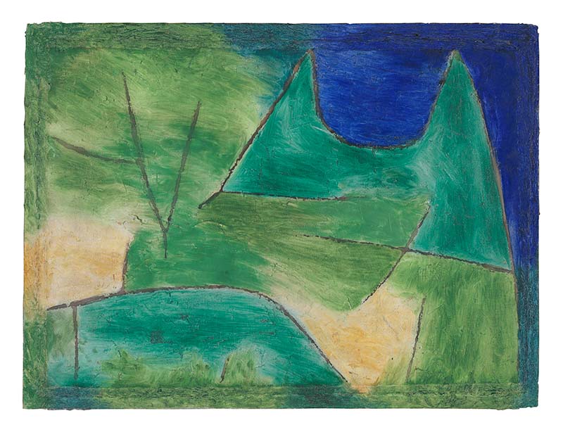 Paul Klee Grünes Gelände [Terreno verde] 1938. Zentrum Paul Klee, Berna(1)