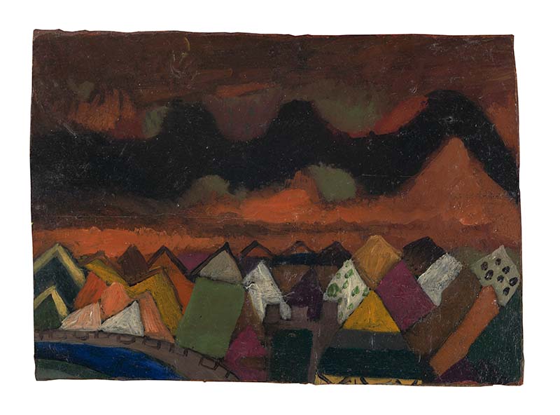 Paul Klee Mondaufgang. [Salida de la luna] 1925. Fondation Beyeler. Depósito de colección particular