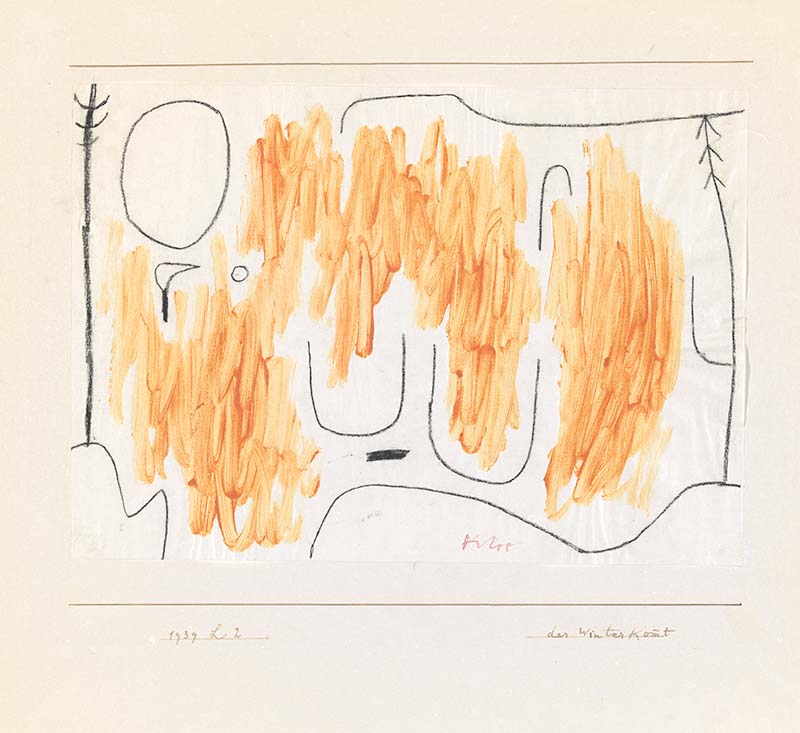 Paul Klee. Der Winter kommt [Viene el invierno], 1939. Zentrum Paul Klee, Berna
