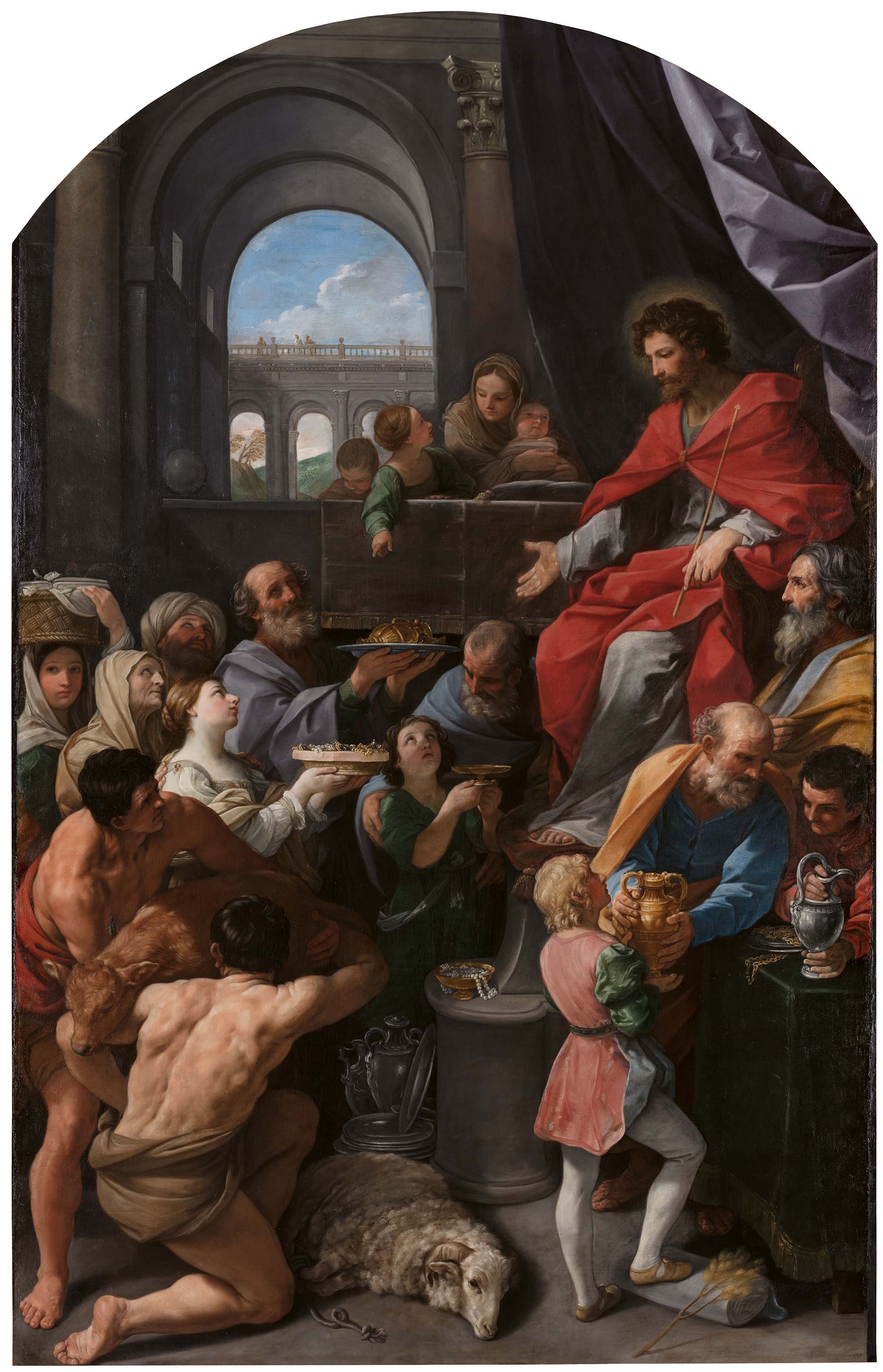 El triunfo de Job Guido Reni Óleo sobre lienzo, 410 x 270 cm 1636 París, catedral de Notre-Dame
