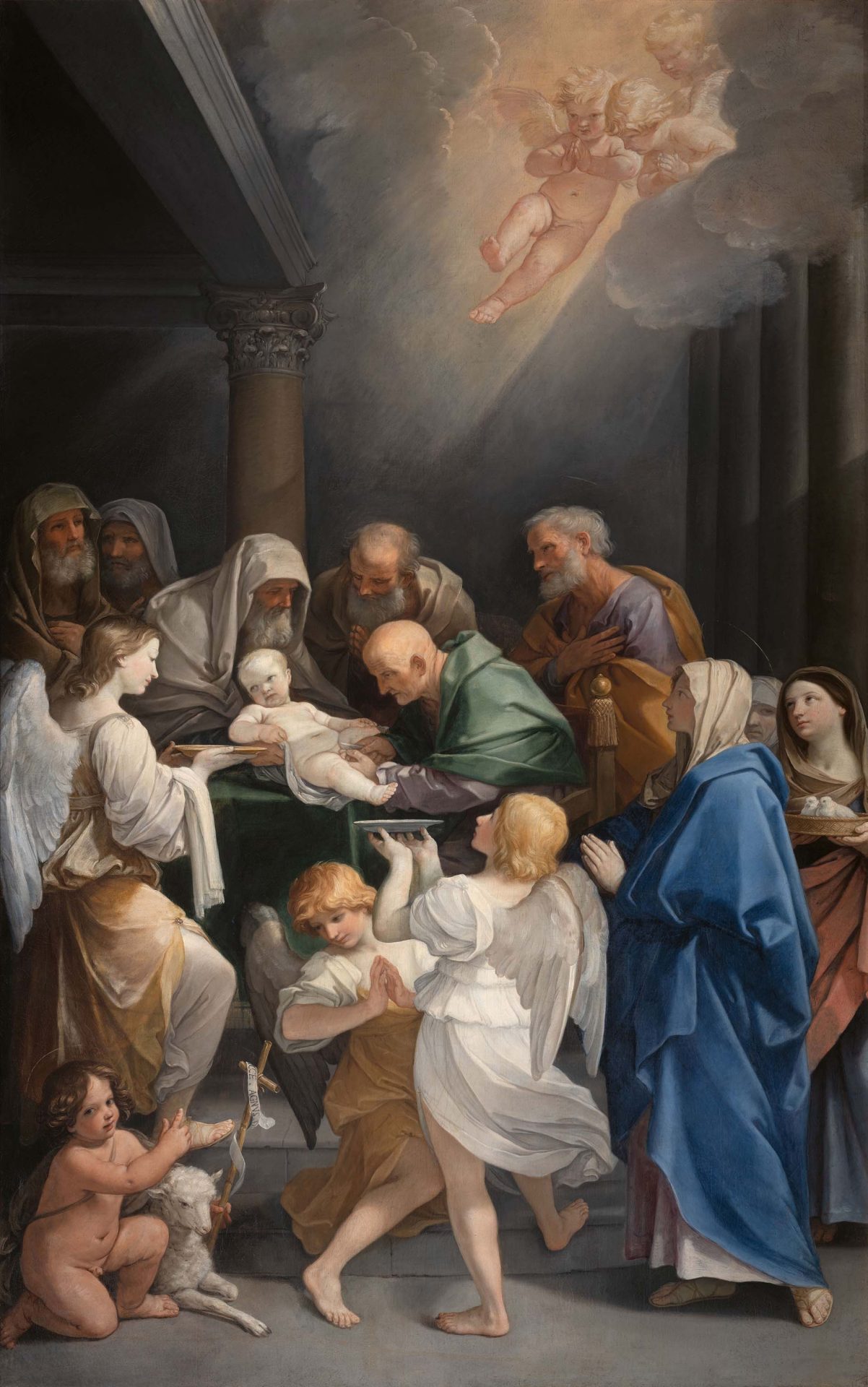 La Circuncisión Guido Reni Óleo sobre lienzo, 371 x 216 cm 1636 Siena, Arcidiocesi di Siena-Colle di Val d’Elsa-Montalcino. Chiesa di San Martino