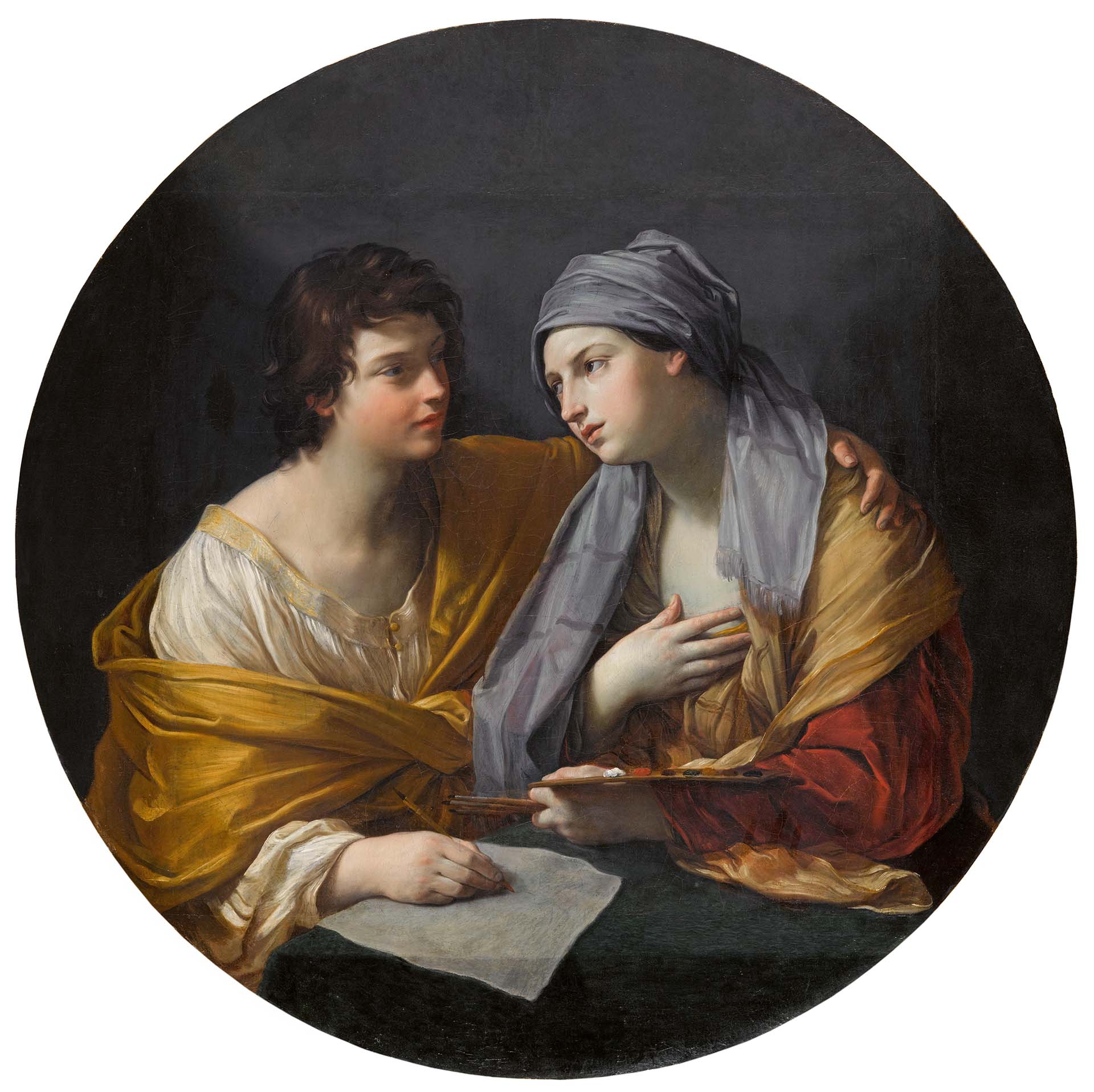 La unión del Dibujo y el Color Guido Reni Óleo sobre lienzo, 120,5 x 120,5 cm h. 1624-25 Paris, Musée du Louvre. Département des Peinture