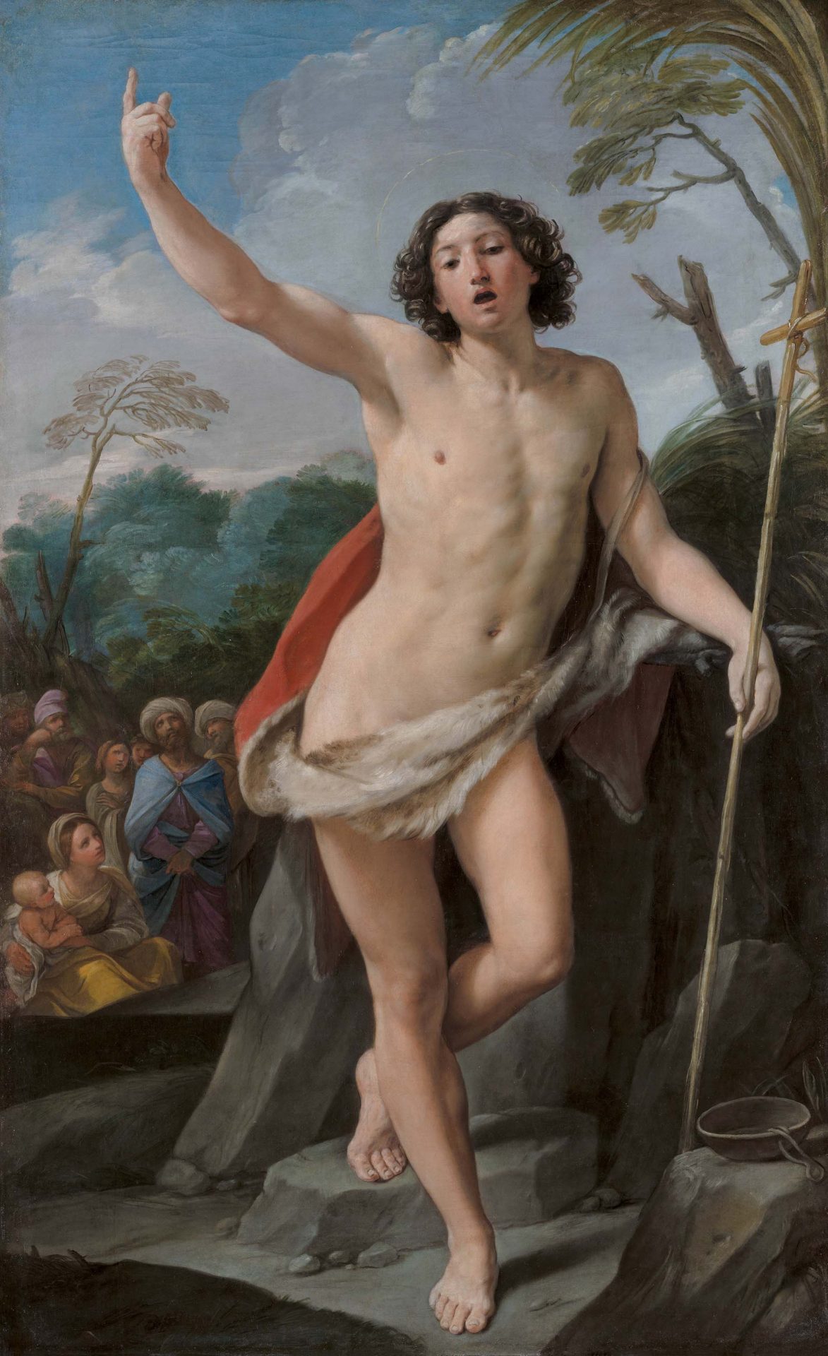San Juan Bautista en el desierto Guido Reni Óleo sobre lienzo, 230 x 140 cm h. 1636 Salamanca, Madres Agustinas Recoletas. Convento de la Purísima