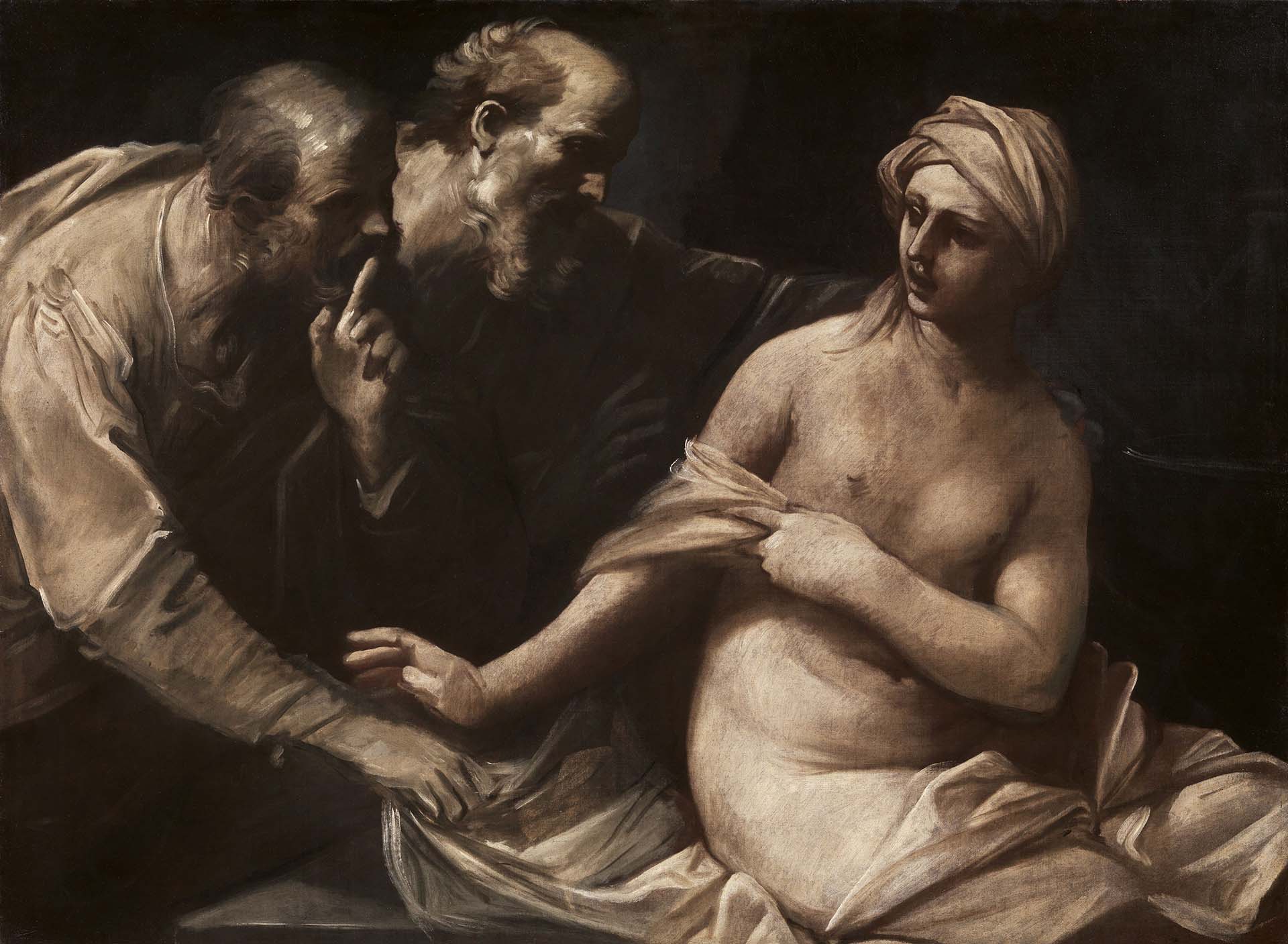 Susana y los viejos Guido Reni Óleo sobre lienzo, 104 x 146 cm h. 1640-42 Colección particular