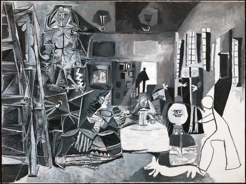 Pablo Picasso_Las Meninas_17 d'agosto de 1957_Óleo sobre tela 194 x 260 cm_Museu Picasso Barcelona_Successió Pablo Picasso_VEGAP_Madrid_2023