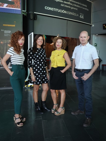 Verónica Fuentes, Eva Rodríguez, Ana Hernando y Enrique Sacristán