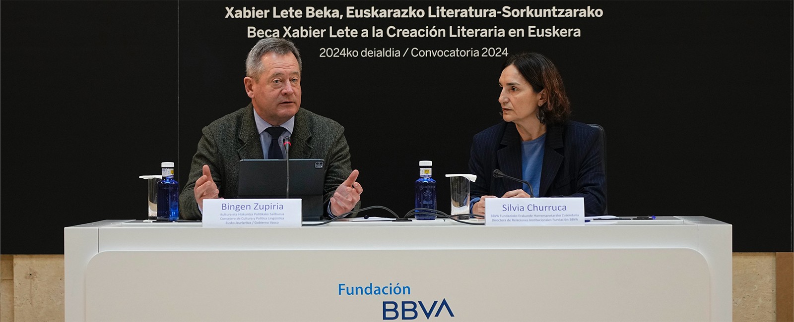 Beca Xabier Lete FBBVA Euskera Creacion Literaria