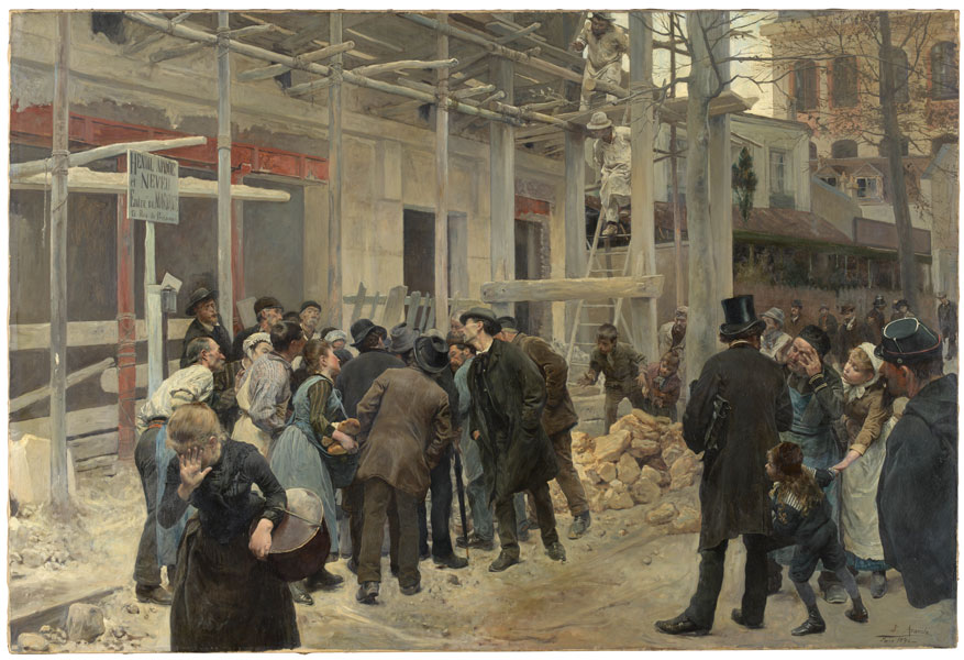 Una desgracia José Jiménez Aranda 1890 Óleo sobre lienzo, 106 x 150 cm Colección particular