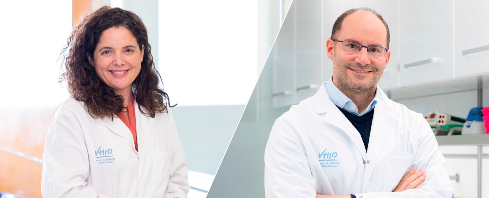 Elena Garralda y Rodrigo Toledo, investigadores del VHIO