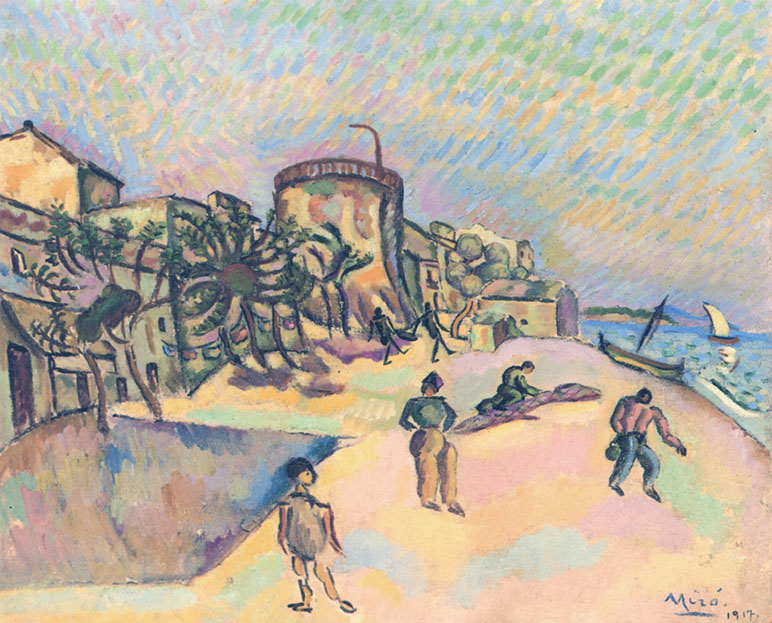 10. Joan Miro – Cambrils la platja – 1917