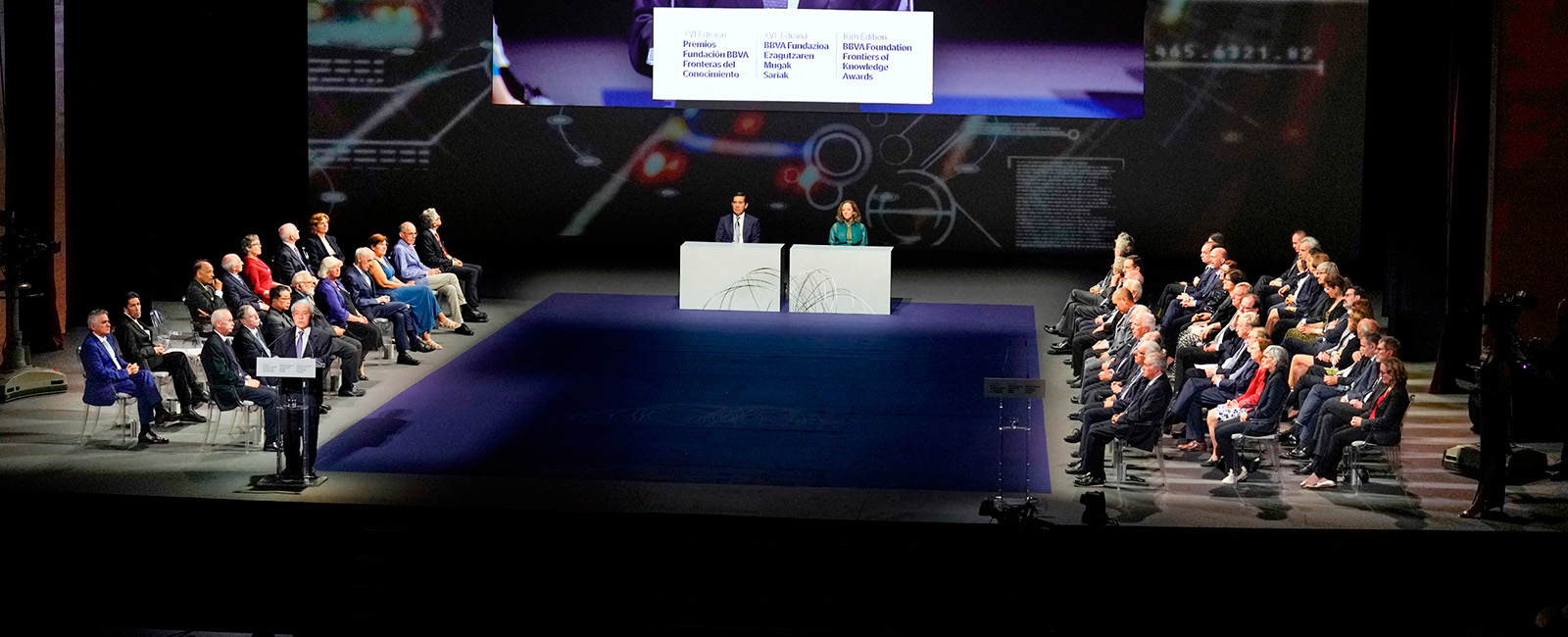 Ceremonia de los XVI Premios Fronteras del Conocimiento