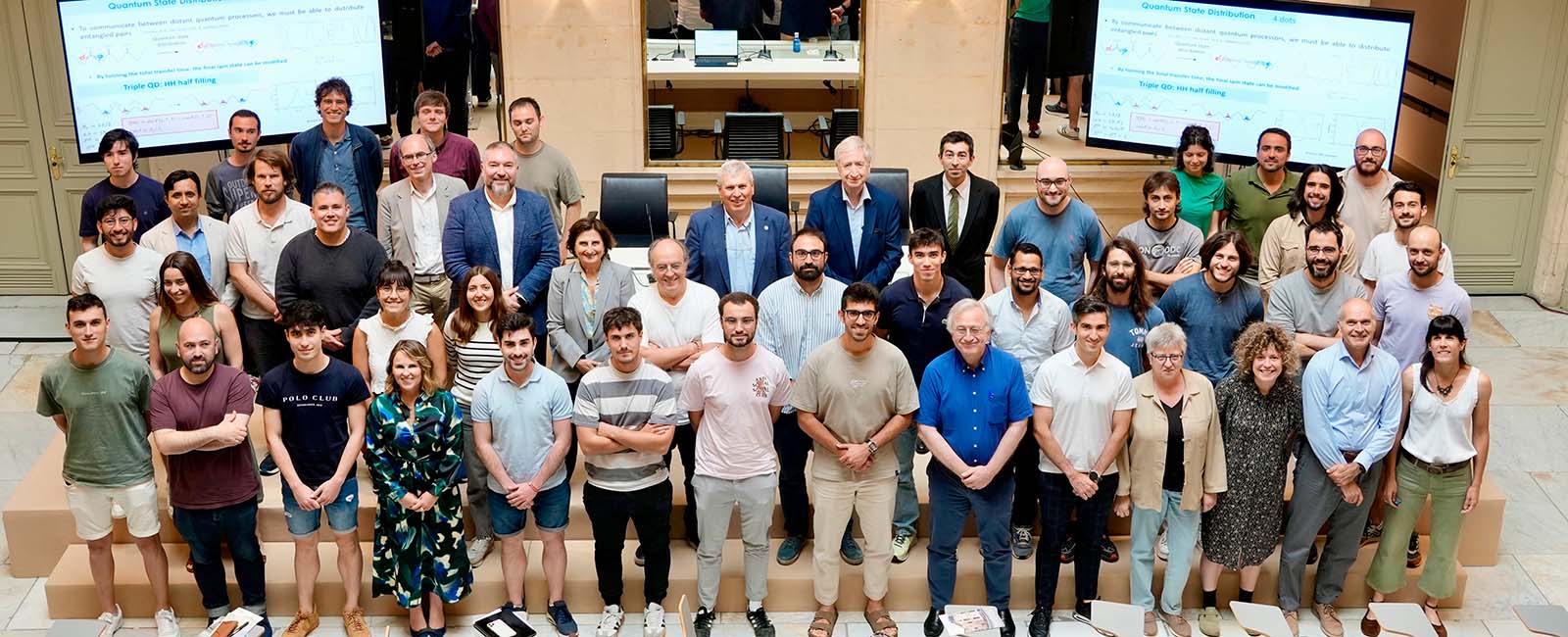 Jornada Presente y futuro de la ciencia y la tecnología cuánticas, celebrada en la sede de la Fundación BBVA en Bilbao
